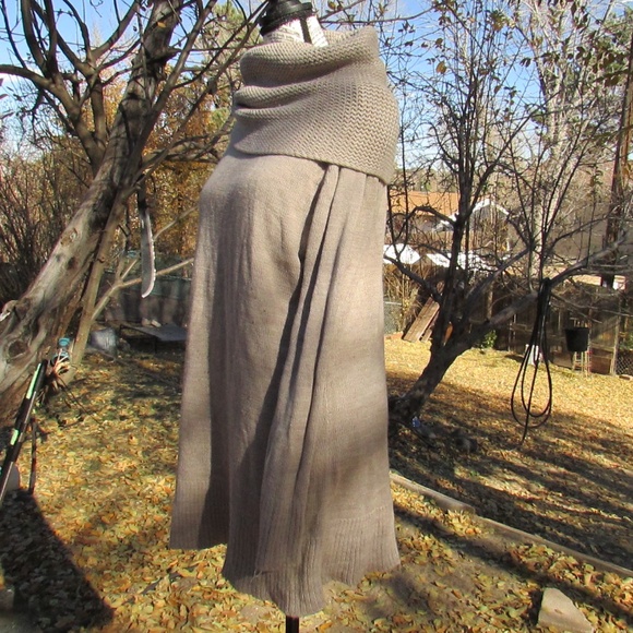 H&M Taupe Cowl Neck Sweater - Picture 3 of 6